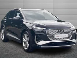 Black New 2024 Audi Q4 e-tron S-Line SUV | £38,095 (Super price)