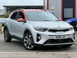 Silver Used 2018 Kia Stonic First Edition SUV | £7,850 (Fair price)