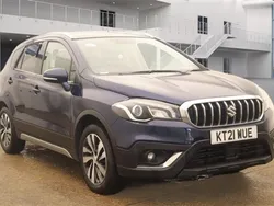 Sphere blue metallic Used 2021 Suzuki SX4 S-Cross SZ-T SUV | £13,000 (Fair price)