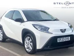 White Used 2023 Toyota Aygo PURE Hatchback | £10,978 (Good price)