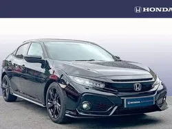 Crystal black Used 2019 Honda Civic Sport Hatchback | £16,750 (Fair price)