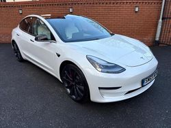 White Used 2019 Tesla Model 3 Performance Sedan | £14,950 (Fair price)