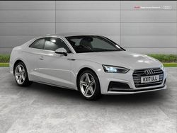 White Used 2017 Audi A5 S-Line Coupe | £17,999 (A bit pricey)
