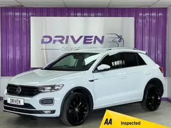 White Used 2018 VW T-Roc R-line SUV | £15,300 (Good price)