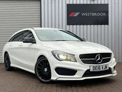 White Used 2016 Mercedes CLA220 Shooting Brake AMG Estate | £10,870 (Fair price)