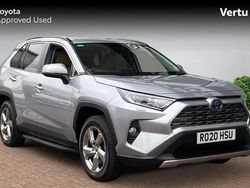 Silver Used 2020 Toyota RAV4 Hybrid SUV | £24,136 (Fair price)