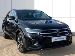 Black Used 2023 VW T-Roc R-line SUV | £24,995 (Fair price)