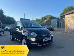 Black Used 2018 Fiat 500 Lounge Hatchback | £4,990 (Fair price)