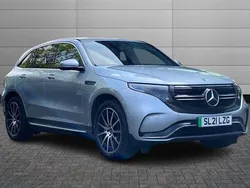 High tech silver Used 2021 Mercedes EQC400 AMG line SUV | £24,950 (Good price)