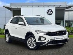 White Used 2022 VW T-Roc Life SUV | £17,944 (Fair price)