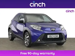 Blue Used 2023 Toyota Aygo Hatchback | £14,589 (Fair price)