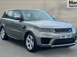 Premium metallic silicon silver Used 2018 Land Rover Range Rover Sport HSE SUV | £27,876 (Super price)