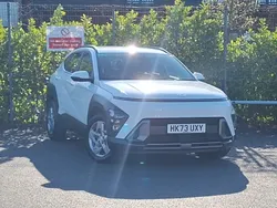 White Used 2023 Hyundai Kona Advanced SUV | £19,498 (Fair price)