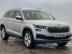 Brilliant silver metallic Used 2024 Skoda Kodiaq SE L Executive SUV | £28,900 (Fair price)