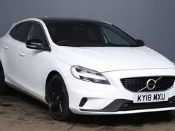 White Used 2018 Volvo V40 R-Design Pro Estate | £9,390 (Fair price)