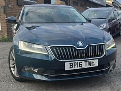 Blue Used 2016 Skoda Superb SE L Executive Hatchback | £7,995 (A bit pricey)
