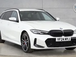 White Used 2024 BMW 330e M Sport Estate | £37,390 (Good price)