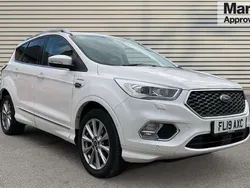 White Used 2019 Ford Kuga Vignale SUV | £16,750 (Fair price)
