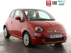Red Used 2021 Fiat 500 Lounge Hatchback | £9,995 (Fair price)