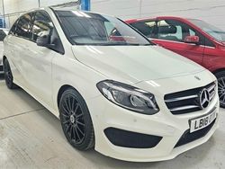 White Used 2018 Mercedes B180 AMG line MPV | £11,995 (Fair price)
