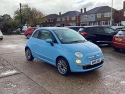 Blue Used 2015 Fiat 500 Lounge Hatchback | £3,495 (Good price)