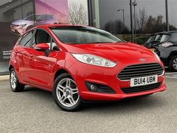 Red Used 2014 Ford Fiesta Zetec Hatchback | £5,100 (Fair price)