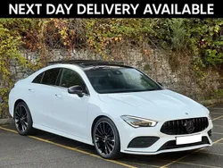 White Used 2022 Mercedes CLA200 AMG line Coupe | £27,750 (Expensive)