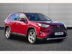 Red Used 2019 Toyota RAV4 Hybrid SUV | £26,195 (A bit pricey)