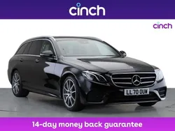 Black Used 2021 Mercedes E200 AMG line Estate | £23,449