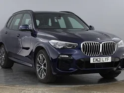 Blue Used 2021 BMW X5 M Sport SUV | £40,950 (Good price)