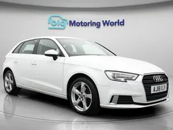 White Used 2018 Audi A3 Sportback Sport Hatchback | £10,600 (Good price)