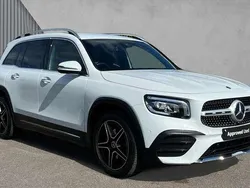 Moonstone white metallic Used 2023 Mercedes GLB200 AMG Line Premium SUV | £30,192 (Fair price)