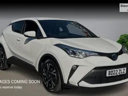 White Used 2022 Toyota C-HR Design SUV | £20,485 (Fair price)