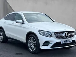 White Used 2019 Mercedes GLC250 AMG line SUV | £23,463 (Fair price)