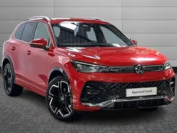 Red New 2025 VW Tiguan R-line SUV | £36,295 (Expensive)