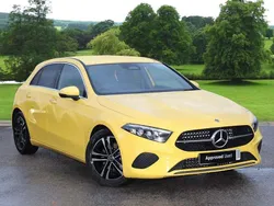 Sun yellow Used 2024 Mercedes A180 Executive Hatchback | £23,600 (Fair price)