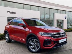 Red Used 2022 VW T-Roc R-line SUV | £23,499 (Fair price)
