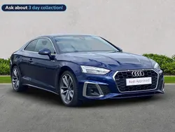 Blue Used 2021 Audi A5 S-Line Coupe | £22,998 (Fair price)