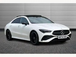 White Used 2024 Mercedes CLA200 AMG Line Premium Plus Coupe | £33,950 (A bit pricey)