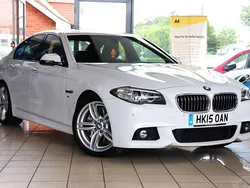 White Used 2015 BMW 528 M Sport Sedan | £13,500