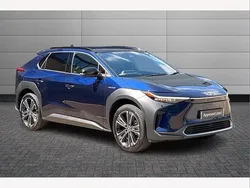 Dark blue Used 2024 Toyota bZ4X SUV | £28,695 (Fair price)