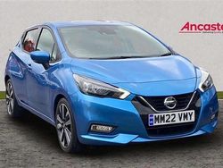 Blue Used 2022 Nissan Micra Tekna Hatchback | £15,495 (Fair price)
