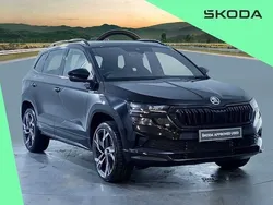 Black magic pearl effect Used 2024 Skoda Karoq SportLine SUV | £26,548