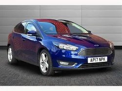 Blue Used 2017 Ford Focus Titanium Hatchback | £6,495 (Good price)