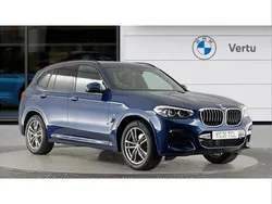 Blue Used 2021 BMW X3 M Sport SUV | £30,919 (Good price)