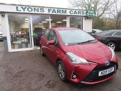 Red Used 2019 Toyota Yaris Hatchback | £11,995 (Fair price)
