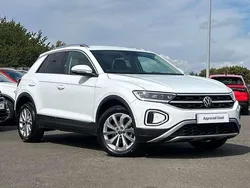 White Used 2022 VW T-Roc Style SUV | £19,995 (Fair price)