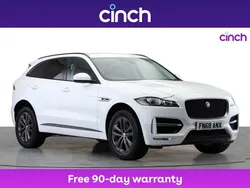 White Used 2018 Jaguar F-Pace R-Sport SUV | £20,999 (Fair price)