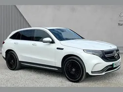 Manufaktur opalite white bright Used 2022 Mercedes EQC400 AMG line SUV | £30,480 (Expensive)