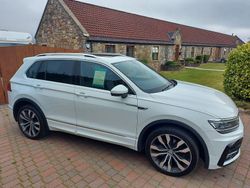 White Used 2017 VW Tiguan R-line SUV | £19,995 (Fair price)